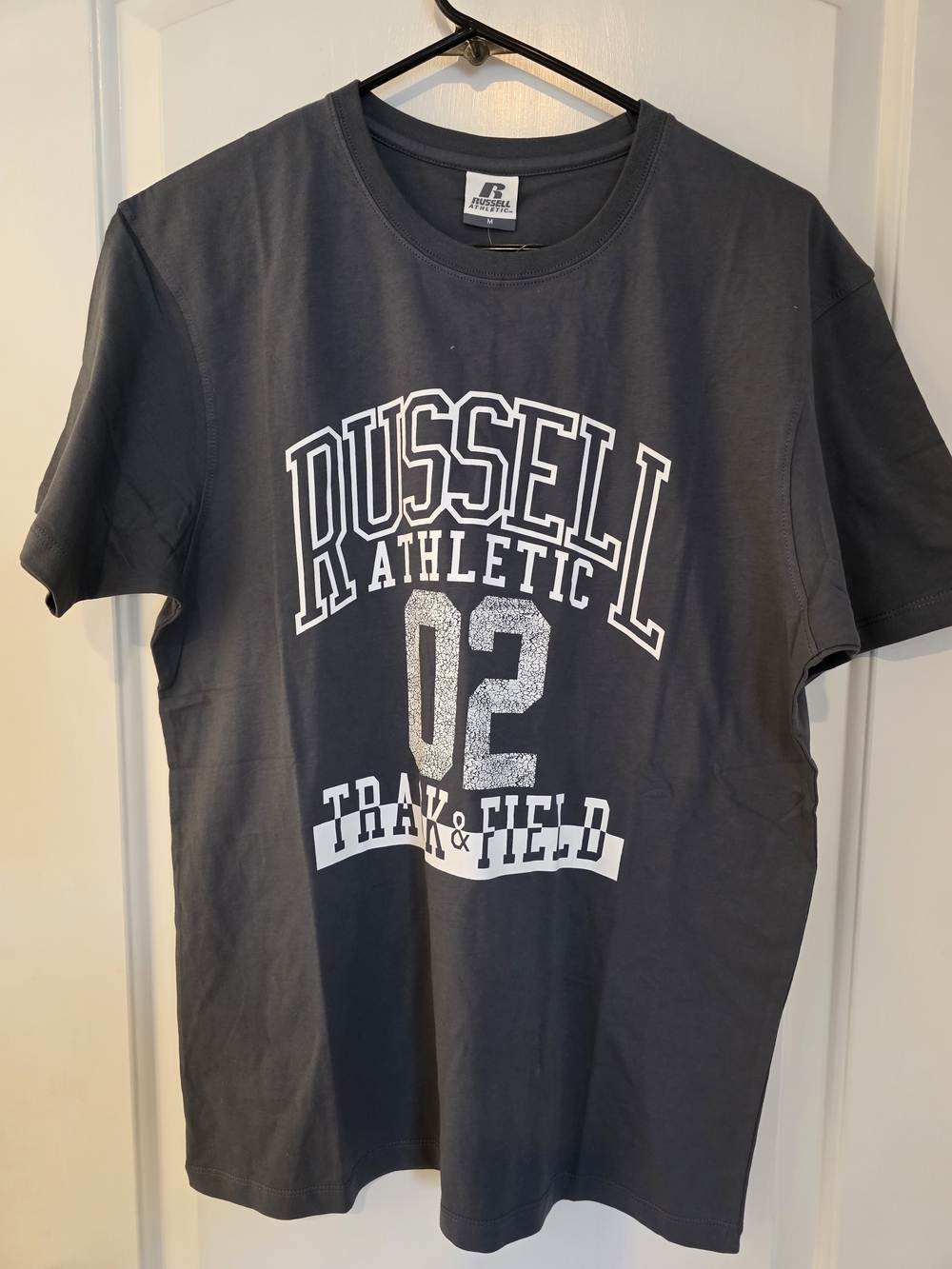 Russell Athletic Charcoal Graphic Tee - Track & Field